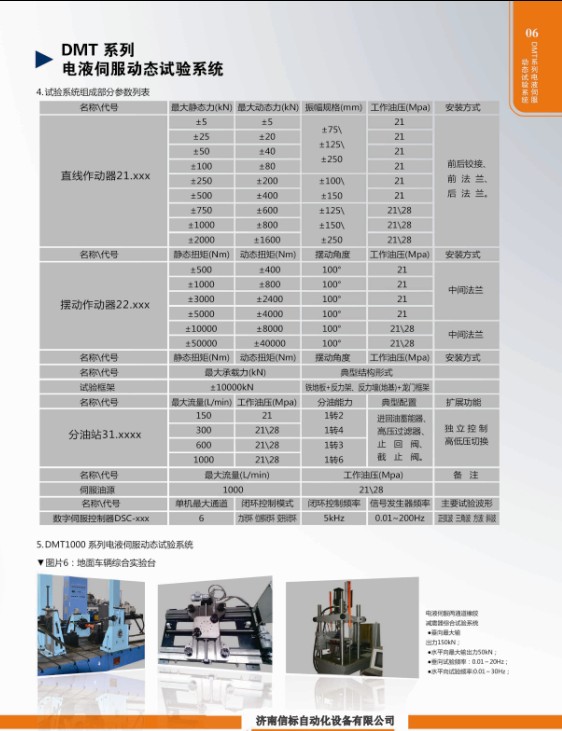 DMT系列電液伺服動態(tài)試驗系統(tǒng)